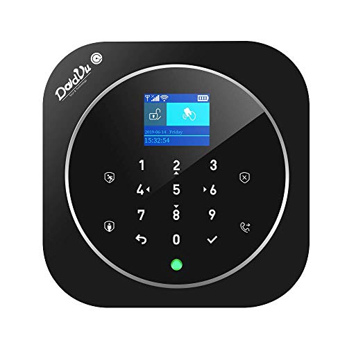 Sistema de alarma para casa, kit inalámbrico, WiFi, GSM, kit DadVu DV-2AT, marcador telefónico, 100 zonas, aplicación Smart Life (Tuya), compatible con Google Home y Alexa