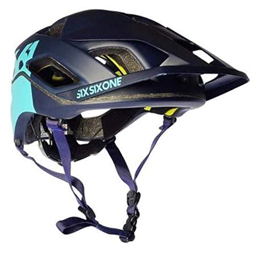 SIXSIXONE EVO Am Patrol MIPS - Casco de Bicicleta - Azul Contorno de la Cabeza XL-XXL | 60-62cm 2019