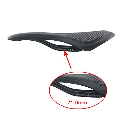 SIY Carretera Bicicleta Sillín de Gel Suave + Fibra de Carbono Asiento de Bicicleta de montaña 275 * 143mm Mat de Asiento Delantero MTB MTB Sillines (Color : RXL SL)