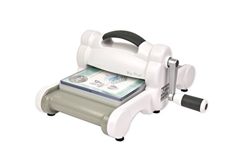 Sizzix 660200-Máquina de Troquelado Manual para Manualidades, álbumes de Recortes y Tarjetas, Apertura de 15,24 cm, Blanco, Única