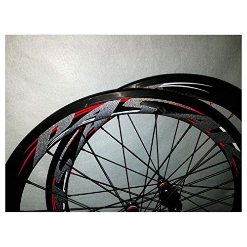 SJHFG 700C Ruedas para Bicicleta,50mm Fibra de Carbon Liberación Rápida Grupo Ruedas 20 Agujeros Delanteros/24 Agujeros Traseros Bicicleta de Carretera