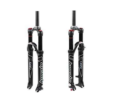 SJMFGF Horquilla de bicicleta Manitou MARKHOR 26 pulgadas montaña MTB Bicicletas Tenedor de aire delantera horquilla suspensión 2019 control manual control remoto bloqueo,C,A