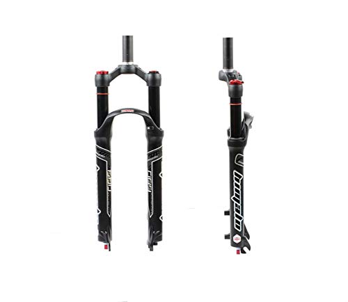 SJMFGF Horquilla de bicicleta Manitou MARKHOR 26 pulgadas montaña MTB Bicicletas Tenedor de aire delantera horquilla suspensión 2019 control manual control remoto bloqueo,C,A