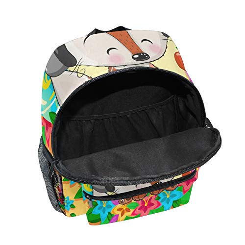 Skate Music Fox Mochila para Preescolar Toddler Kids Estudiante Mochilas para Infantiles 2-7 Años Niñas Niños