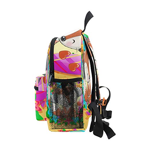 Skate Music Fox Mochila para Preescolar Toddler Kids Estudiante Mochilas para Infantiles 2-7 Años Niñas Niños