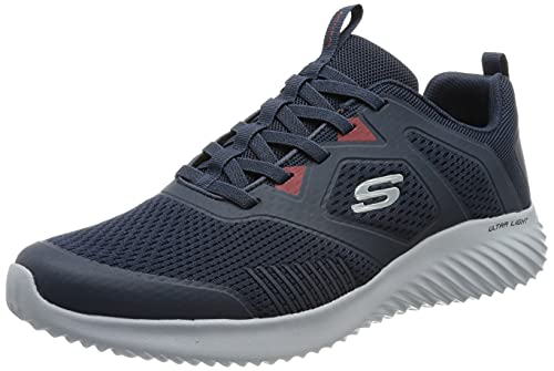 Skechers Bounder, Zapatillas Hombre, Azul (Navy), 45 EU