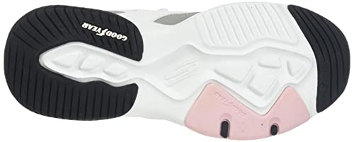 Skechers D'Lites 4.0 Fresh Diva, Zapatillas Mujer, White Black Rose, 39 EU