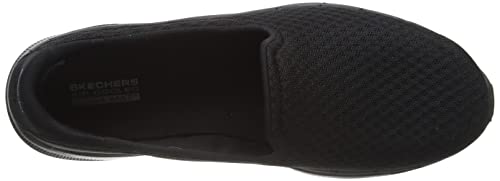 Skechers Go Walk 6 Big Splash, Zapatillas Mujer, Negro (Black), 37.5 EU