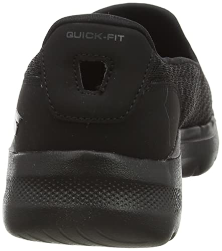 Skechers Go Walk 6 Big Splash, Zapatillas Mujer, Negro (Black), 37.5 EU