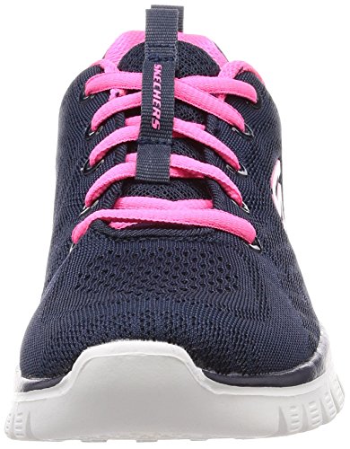 Skechers Graceful-Get Connected, Zapatillas Mujer, Multicolor (Nvhp Black Mesh), 40 EU