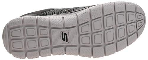 Skechers Track Bucolo, Zapatillas Hombre, Charcoal/Lime, 40 EU