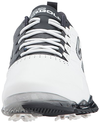 Skechers Zapatos de golf Go Golf Focus 2 para hombre, blanco (Blanco/ azul marino), 45.5 EU