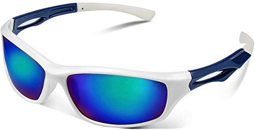 Skevic Gafas de Sol Hombre Mujer Polarizadas TR90 - Gafas Running, Gafas Ciclismo Hombre Ideales para Deporte, Pesca, MTB, Esquí, Golf, Bicicleta, etc. Gafas de Sol Deportivas Protección 100% UV400