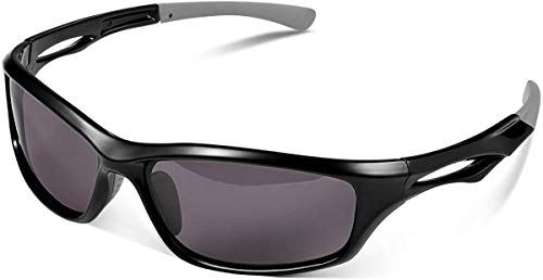 Skevic Gafas de Sol Hombre Mujer Polarizadas TR90 - Gafas Running, Gafas Ciclismo Hombre ideales para Deporte, Pesca, MTB, Esquí, Golf, Bicicleta, etc. Gafas de Sol Deportivas - Protección 100% UV400