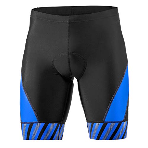 SLS3 Pantalones cortos de triatlón para hombre - Tri Short de 20 cm - Pantalones cortos de triatlón para hombre - Tri Shorts - FX Z - Diseñado por Athletes - - Small