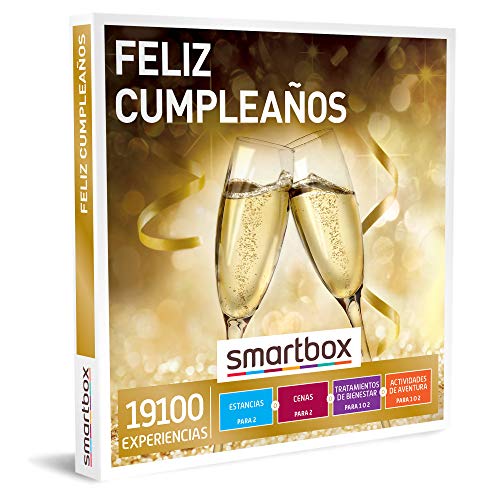 Smartbox - Caja Regalo Feliz cumpleaños - Idea de Regalo cumpleaños - 1 Experiencia de Estancia, gastronomía, Bienestar o Aventura para 1 o 2