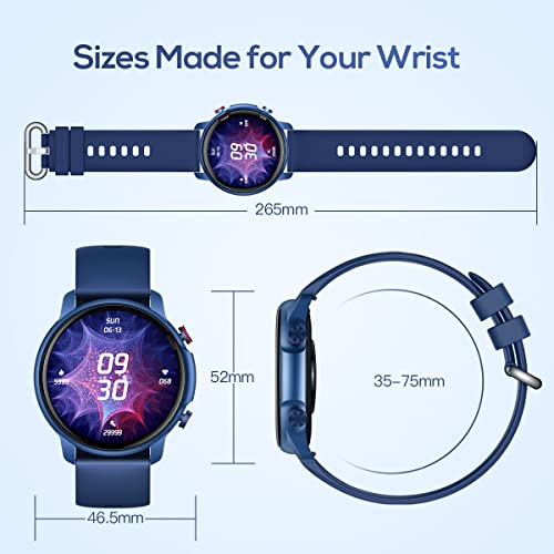 Smartwatch Reloj Inteligente Hombre - Impermeable IP68 Pulsera Actividad Inteligente con Pulsómetro Caloría Monitor de Sueño Podómetro de Actividad 1.32'' Reloj Deportivo Hombre para Android y iOS