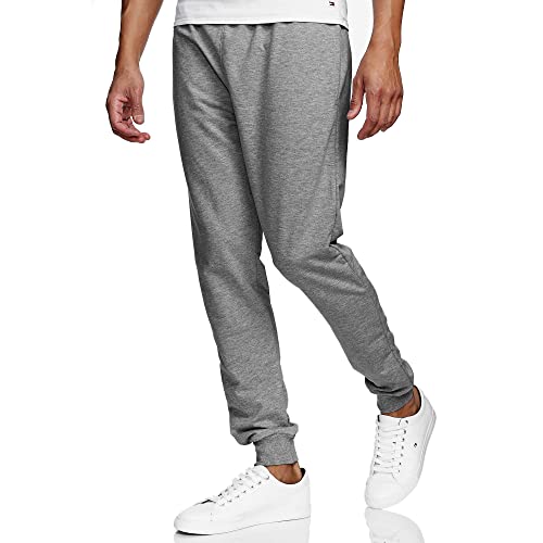 Smith & Solo Pantalones de chándal para hombre – Pantalones de chándal modernos | Algodón Joven Slim Fit | Pantalones de deporte – Entrenamiento – Pantalones de entrenamiento, Gris Oscuro Puño, XXXL