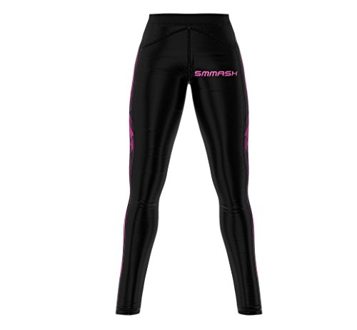 SMMASH Ironea Deportivos Leggins Largos Mujer, Mallas Deporte Mujer, Yoga, Fitness, Crossfit, Correr, Material Transpirable y Antibacteriano, (M)