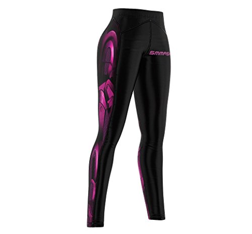 SMMASH Ironea Deportivos Leggins Largos Mujer, Mallas Deporte Mujer, Yoga, Fitness, Crossfit, Correr, Material Transpirable y Antibacteriano, (M)