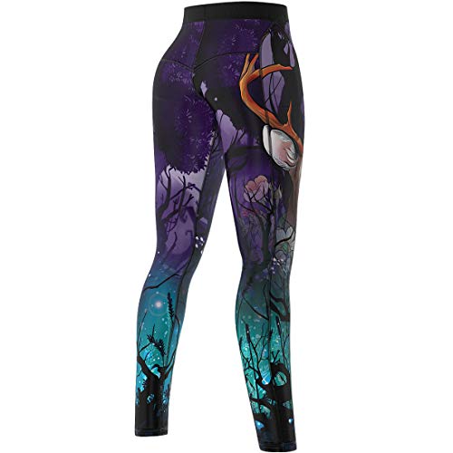 SMMASH Neverland Deportivos Leggins Largos Mujer, Mallas Deporte Mujer, Yoga, Fitness, Crossfit, Correr, Material Transpirable y Antibacteriano, (S)