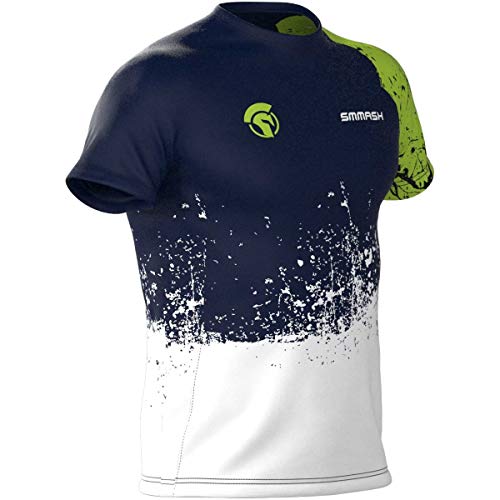 SMMASH Ocr Legion Profesionalmente Camiseta de Running para Hombre Manga Corta, Compresión Corriendo Camiseta, Ocr, Outdoor, Material Transpirable y Antibacteriano, (L)