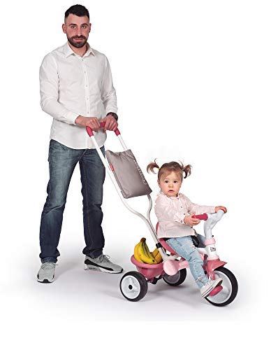 Smoby- Triciclo Be Move Confort Rosa (740415), Color