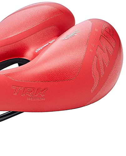 Smp sillín de Bicicleta Unisex TRK M, Rojo, Mediano