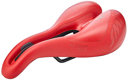 Smp sillín de Bicicleta Unisex TRK M, Rojo, Mediano