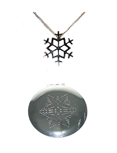 Snowflake Collar y compacto Set de regalo