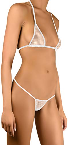 Sohimary 205 Mujer String Encaje XS S M L 34 36 38 40 Blanco