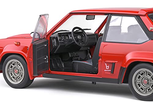 Solido 421187200 Maqueta de Coche Fiat 131 Abarth de 1980 (Escala 1:18), Color Rojo