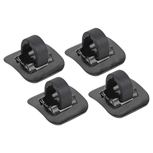 SolUptanisu Guías de Cable de Bicicleta, 4 Pcs Clip de Cable de Freno de Bicicleta Abrazadera de Adaptador de C Hebilla Cable Tubo Guid reemplazo para Bicicleta de Carretera de Montaña(Negro)