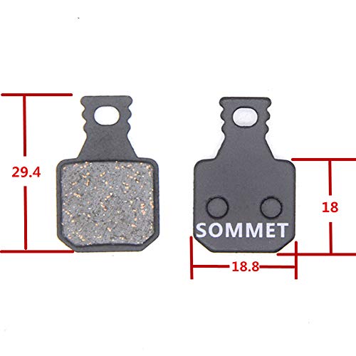 SOMMET Pastillas Freno Disco Semi-metálico para Magura MT5 MT5E MT7 MT Trail Typ 8.1 SH901 M5 M7