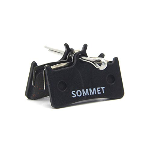 SOMMET Pastillas Freno Disco Semi-metálico para Shimano XT M775 / M775-DH/XTR Pre-02 / Grimeca System 8 / Hope M4 / Sram 9.0