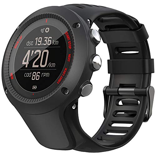 Songsier Correa Compatible con Suunto Ambit 3/1/2/2S/2R/3 Sport/3 Run/3 Peak, Correa de Repuesto de TPU