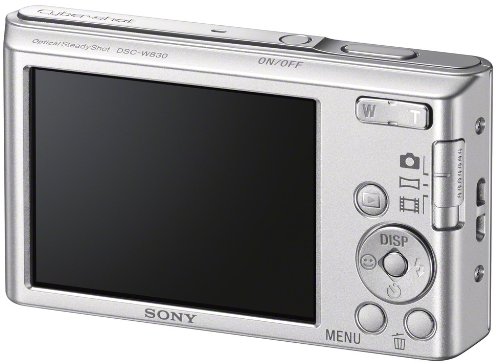 Sony DSC-W830 - Cámara compacta de 20.1 Mp (pantalla de 2.7", zoom óptico 8x, estabilizador óptico), plata