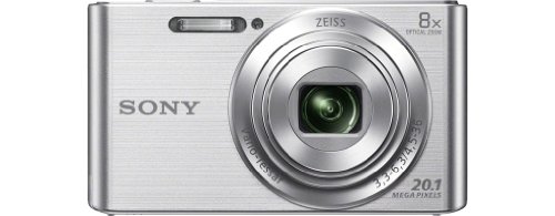 Sony DSC-W830 - Cámara compacta de 20.1 Mp (pantalla de 2.7", zoom óptico 8x, estabilizador óptico), plata