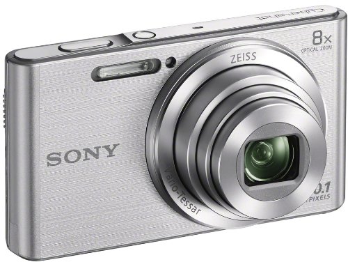 Sony DSC-W830 - Cámara compacta de 20.1 Mp (pantalla de 2.7", zoom óptico 8x, estabilizador óptico), plata