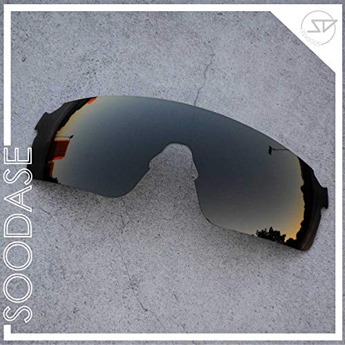 SOODASE Para Oakley EVZero Blades Gafas de sol Negro/Dorado/Plata Lentes de repuesto polarizadas