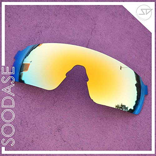 SOODASE Para Oakley EVZero Blades Gafas de sol Negro/Dorado/Plata Lentes de repuesto polarizadas