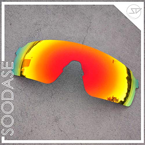 SOODASE Para Oakley EVZero Blades Gafas de sol Rojo/Azul/PlataLentes de repuesto polarizadas