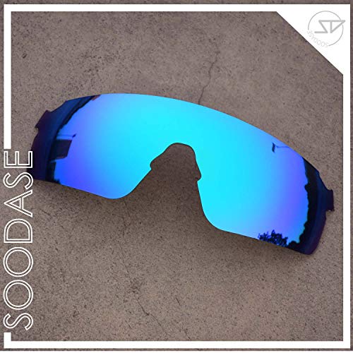 SOODASE Para Oakley EVZero Blades Gafas de sol Rojo/Azul/PlataLentes de repuesto polarizadas