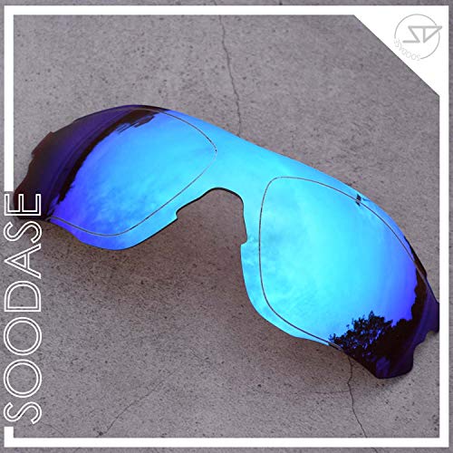 SOODASE Para Oakley EVZero Gafas de sol Azul Lentes de repuesto polarizadas