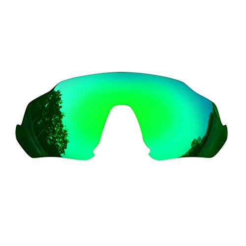 SOODASE Para Oakley Flight Jacket Gafas de sol Verde Lentes de repuesto polarizadas
