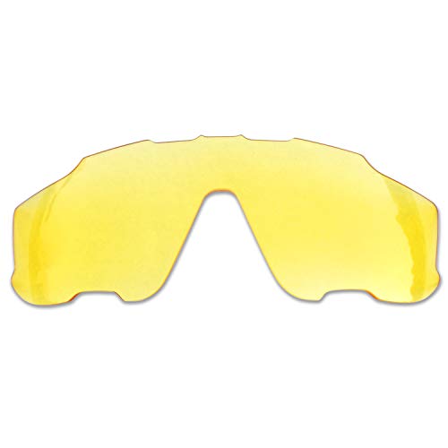 SOODASE Para Oakley Jawbreaker Gafas de sol Amarillo Transparente Lentes de repuesto