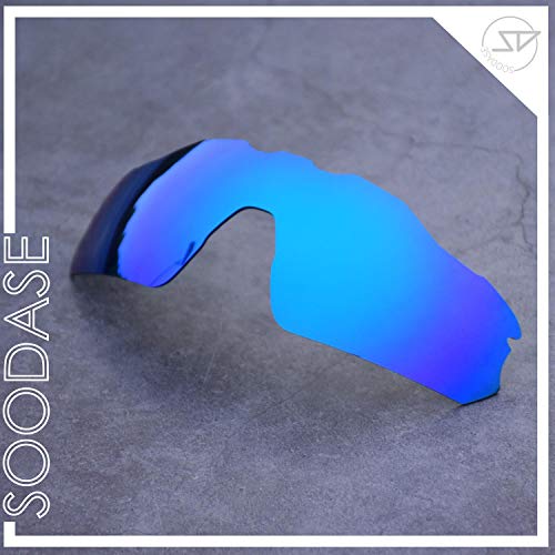 SOODASE Para Oakley Radar EV Pitch Gafas de sol Azul/Dorado/Verde Lentes de repuesto polarizadas