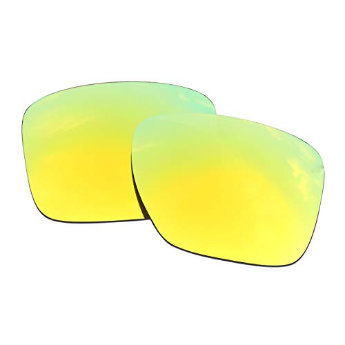 SOODASE Para Oakley Sliver XL Gafas de sol Dorado Lentes de repuesto polarizadas