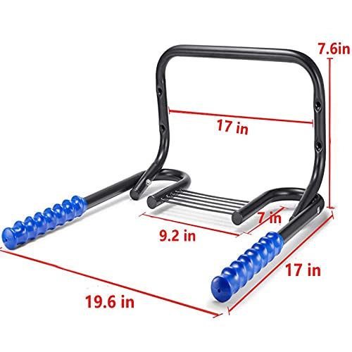 Soporte Bicicleta de Pared Plegable Robusto Estable Gancho para Colgar Bicicletas en la Pared Cuelga Bicis, Cuelga Bicis Pared No lastima el Marco (con Soporte para Teléfono Móvil)