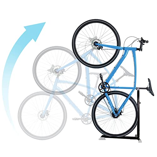 Soporte Bike Nook portátil para guardar bicicletas en interior. Rack estático de altura ajustable para ahorrar espacio